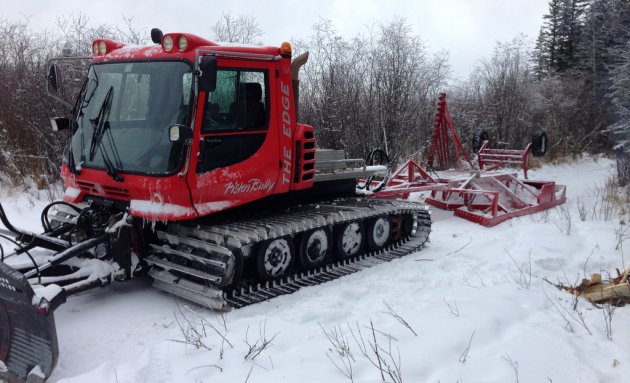 It’s a full-time job to maintain the ever-expanding trail system around Athabasca, so in the winter of 2014/15, the club purchase a new Piston Bully to help them keep the trails smooth and safe for all. Jim Olson photo