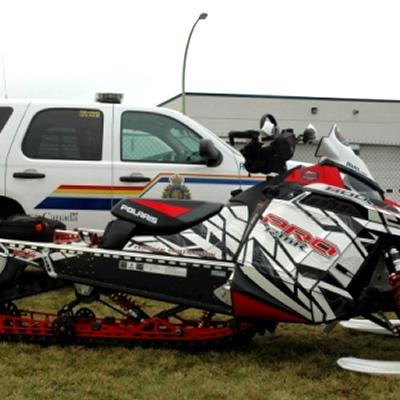 An RCMP file photo of the stolen bait sled. 