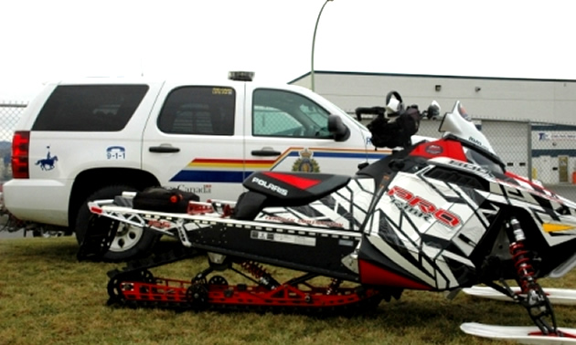 An RCMP file photo of the stolen bait sled. 
