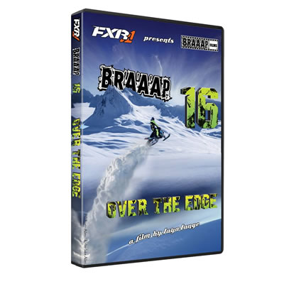 The logo for Braaap 16 snowmobiling movie. 