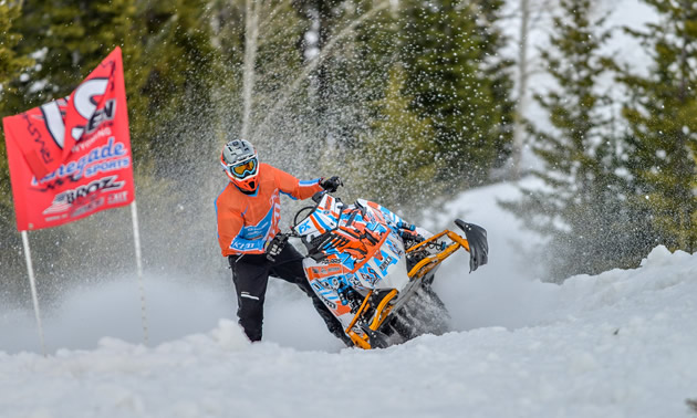 Keith Curtis is in fine form at the recent RMSHA Beaver Mountain HIllclimb.
