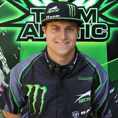 Picture of Dan Ebert, Team Monster Energy/Arctic Cat/Ram Truck. 