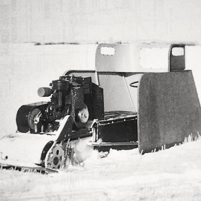 The Eggleton Power Toboggan was created in Raymore, Saskatchewan by Gordon Eggleton, somewhat similar to the one reader Cal Carter remembers.