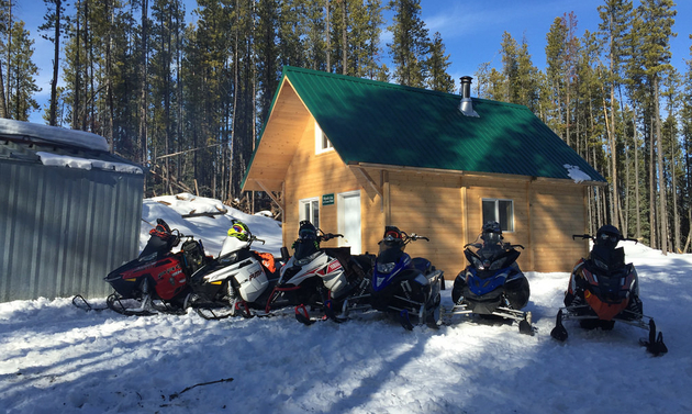 Fox Creek snowmobile club cabin