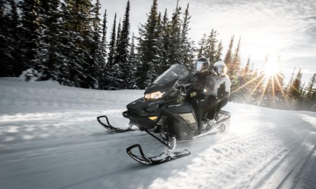 Many 2019 Ski-Doo models, including the Grand Touring, will feature the incredibly responsive REV Gen4 platform with both 2- and 4-stroke power and a new turbocharged engine. 