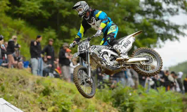 Photo Tucker Hibbert racing