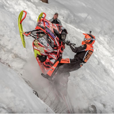The hill at Snow King Resort always provides some of the toughest challenges in the world of snowmobile hillclimbing.