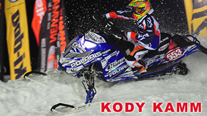 Picture of Kody Kamm, Polaris racer. 