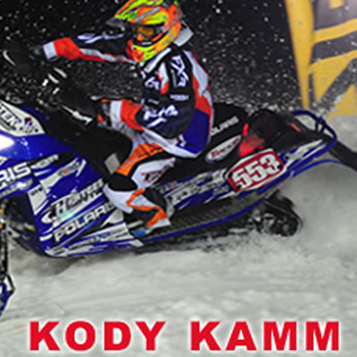 Picture of Kody Kamm, Polaris racer. 