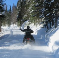Riders enjoy the trails around St. Paul, Alberta.