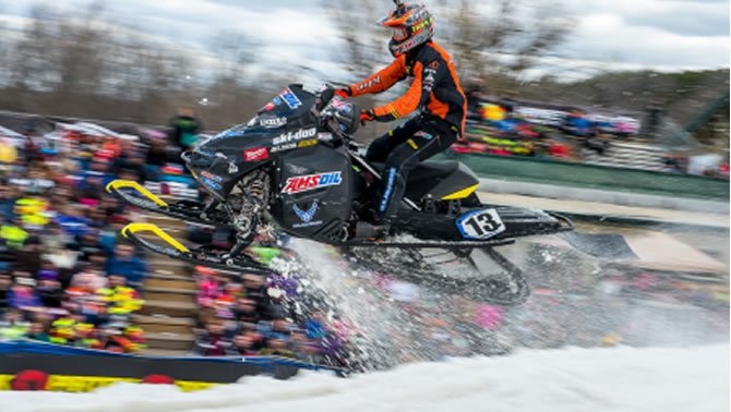 Elias Ishoel was unbeatable on his Makita/GMC MXZ 600RS.