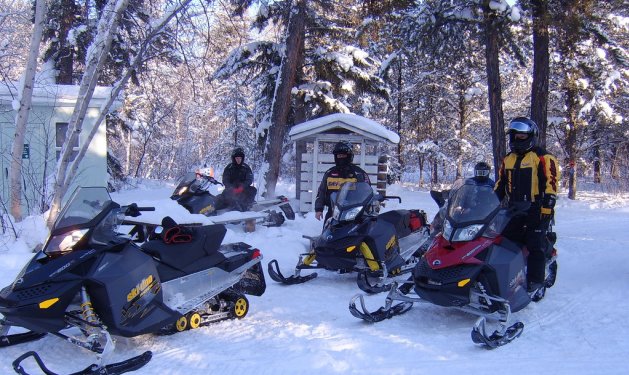 Snowmobiling in Saskatchewan