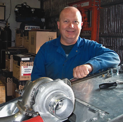 A man at his workshop
