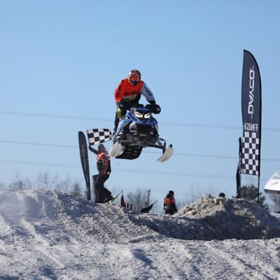 Ski-Doo CSRA Pro Lite racer Scott Vandeborne. 