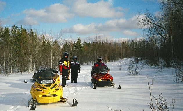 The excellent sledding trails here make snowmobiling in Saskatchewan's Lakeland a blast.
