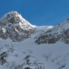 runout zone on a mountain