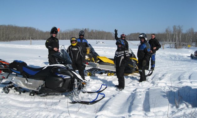 Members of the Saskatoon Snowmobile Club enjoy some of the great riding in the area.

Photo courtesy Gerri Sametts