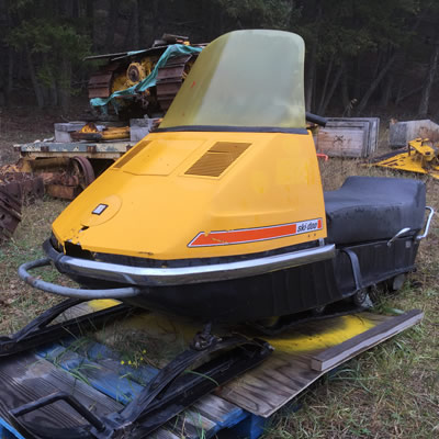 A vintage 1970's Nordic Ski-Doo 440. 