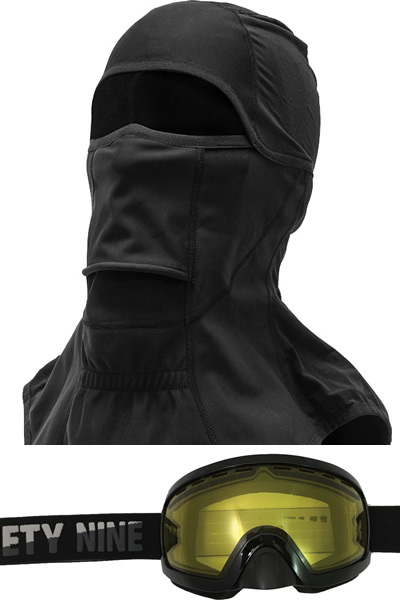 Sometimes the simplest choice is best: choose the helmet, get the balaclava and goggles.  