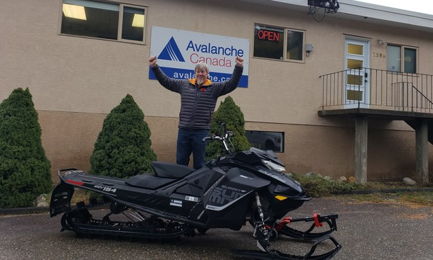 Sled donated by Andrew MacDonald, Jon Dunbar and the members of the Anything Recreation Western Canada group