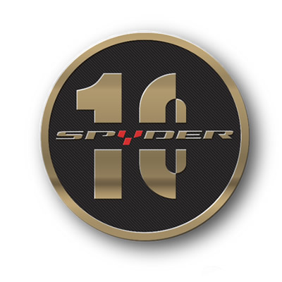 Three special edition Can-Am Spyder models custom-designed for the Spyder 10th Anniversary: RT Limited 10th Anniversary edition, F3 Limited 10th Anniversary edition and the F3-S 10th Anniversary edition.
