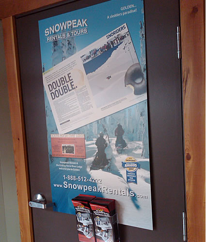 Photo of a business poster