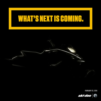 Teaser ad campaign for Ski-Doo's 2017 lineup. 