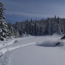 The Dome riding area near Smithers