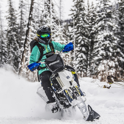 Riding hard pack trails with the Timbersled ARO. 