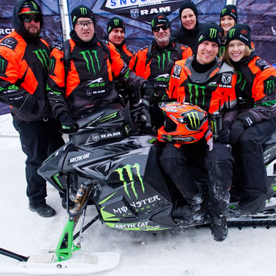 Tucker Hibbert's racing team. 