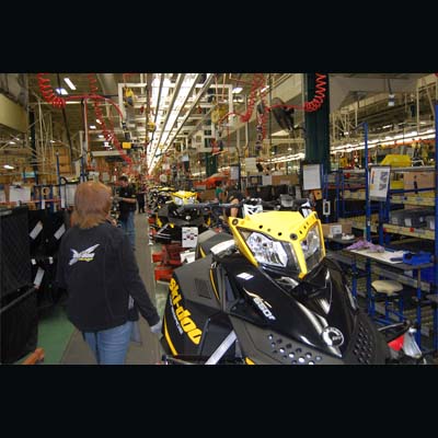 Valcourt Manufacturing centre, owned by BRP Inc. 