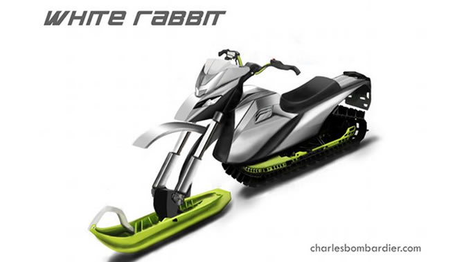 The White Rabbit concept sled. 