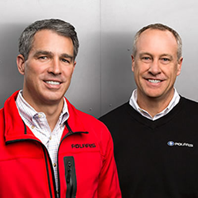 Scott Wine, Polaris CEO and President Morgan Bennett