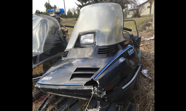 Old Sled Sighting: OUCH! 1984(?) Yamaha Enticer 340 | SnoRiders